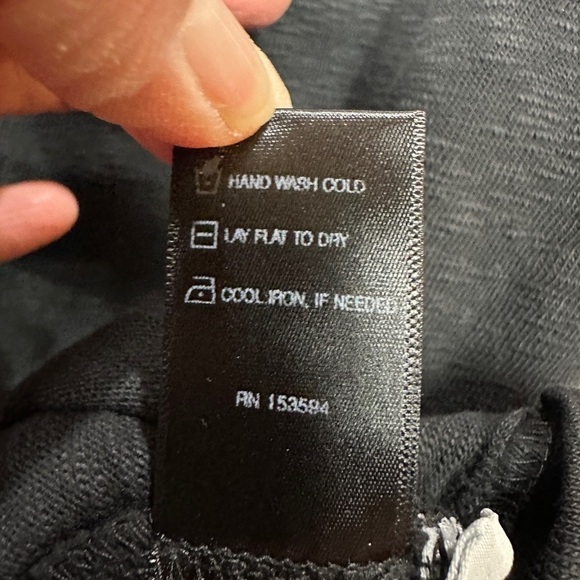 Feature All Things Good black slub long length tee t-shirt shirt, sz L, NWT $60 - Picture 5 of 7